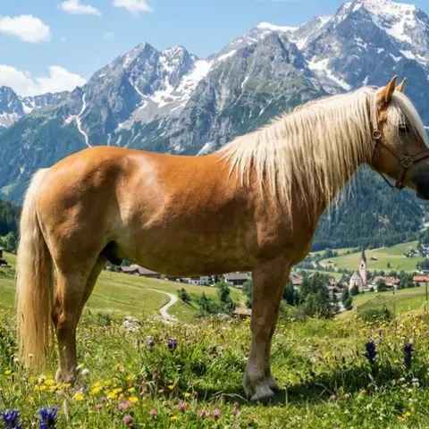 Pferderasse Haflinger